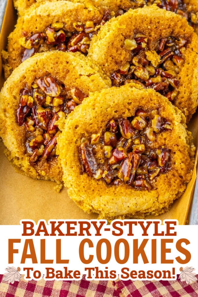 fall cookies - Buttery Pecan Pie Cookies