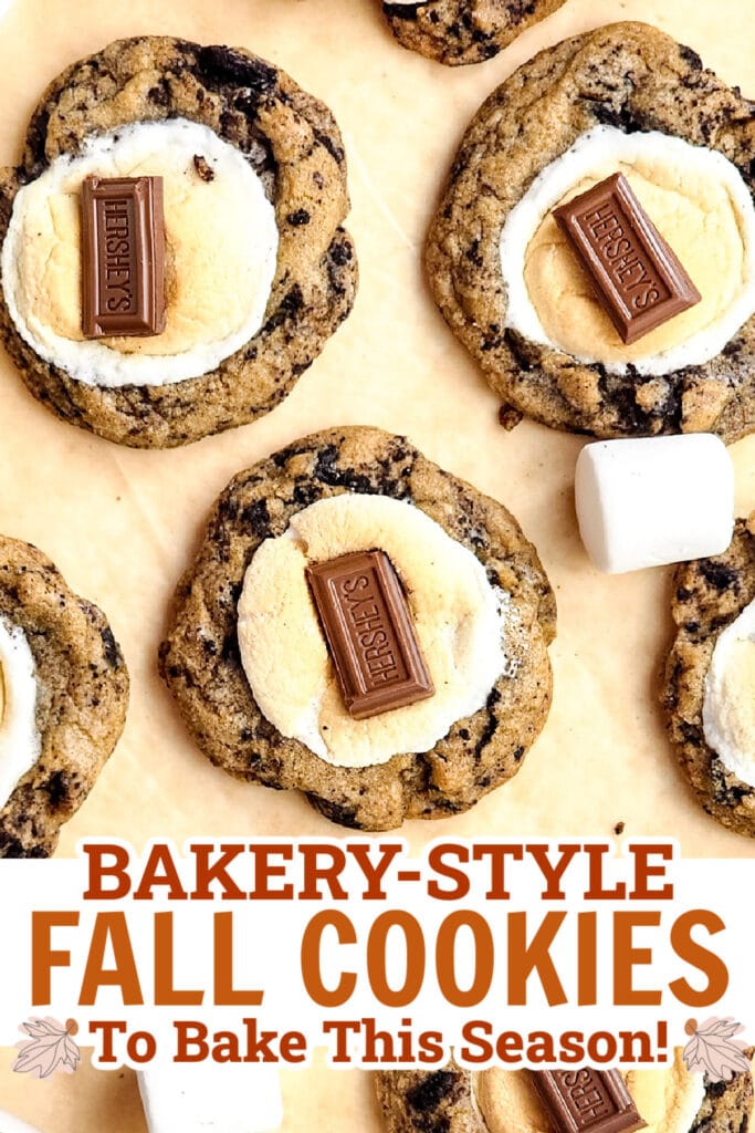 fall cookies - Oreo S'mores Cookies copy