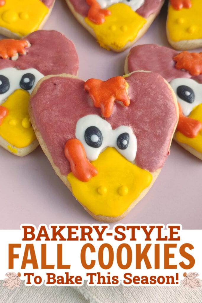 fall cookies - Turkey Sugar Cookies