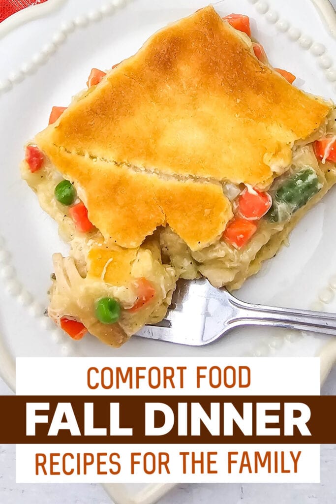 fall dinners - Chicken Pot Pie Casserole copy