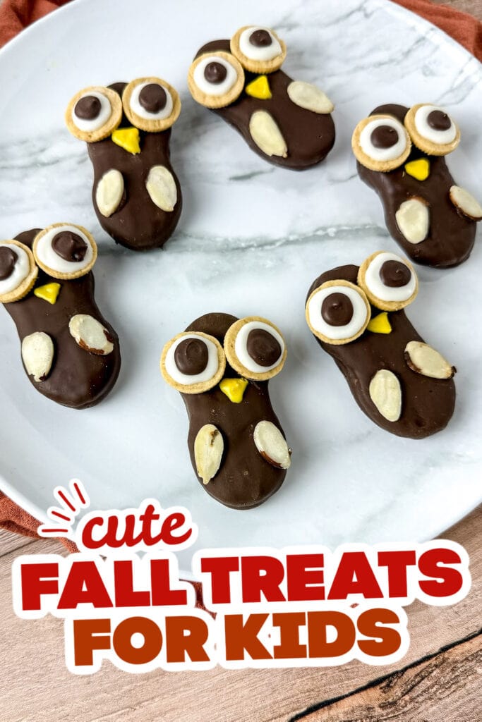 fall treats for kids - Nutter Butter Owl Cookies copy