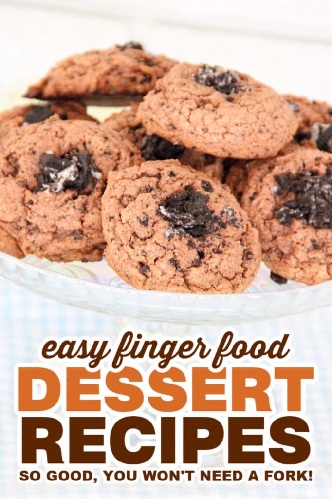 finger food desserts - Chocolate Oreo Cookies