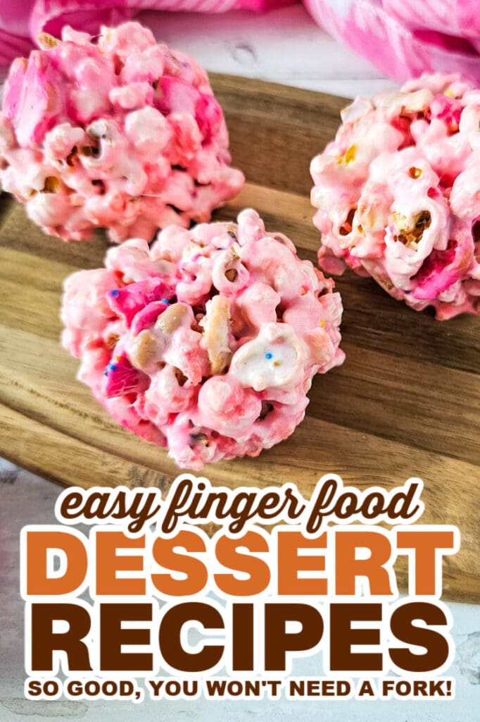 finger food desserts - Circus Animal Cookie Popcorn Balls