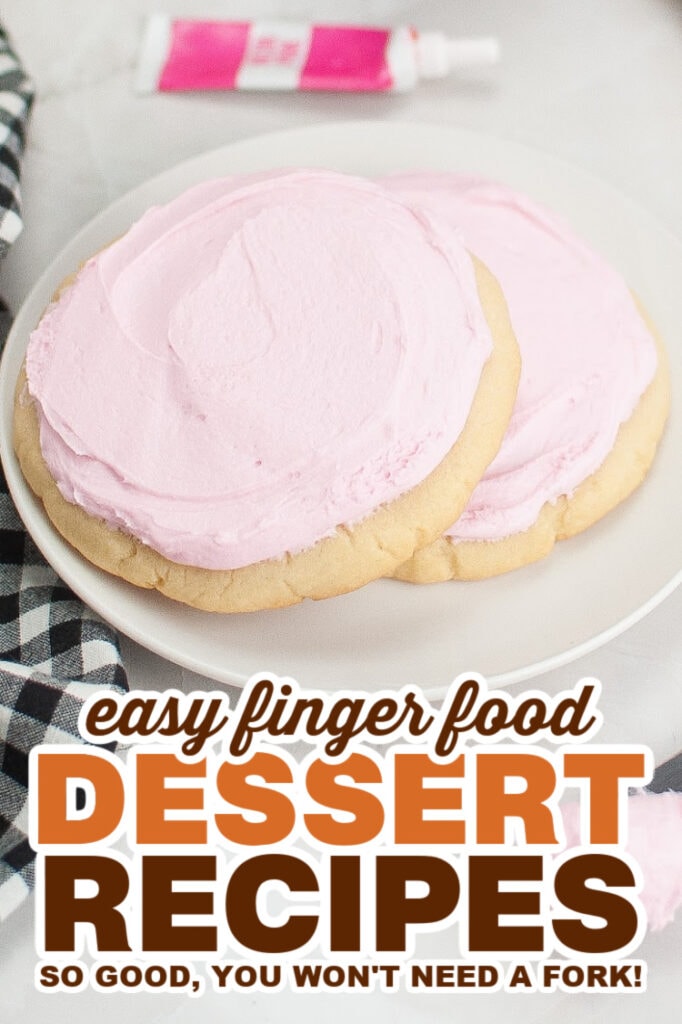 finger food desserts - Copycat Crumbl Pink Sugar Cookies