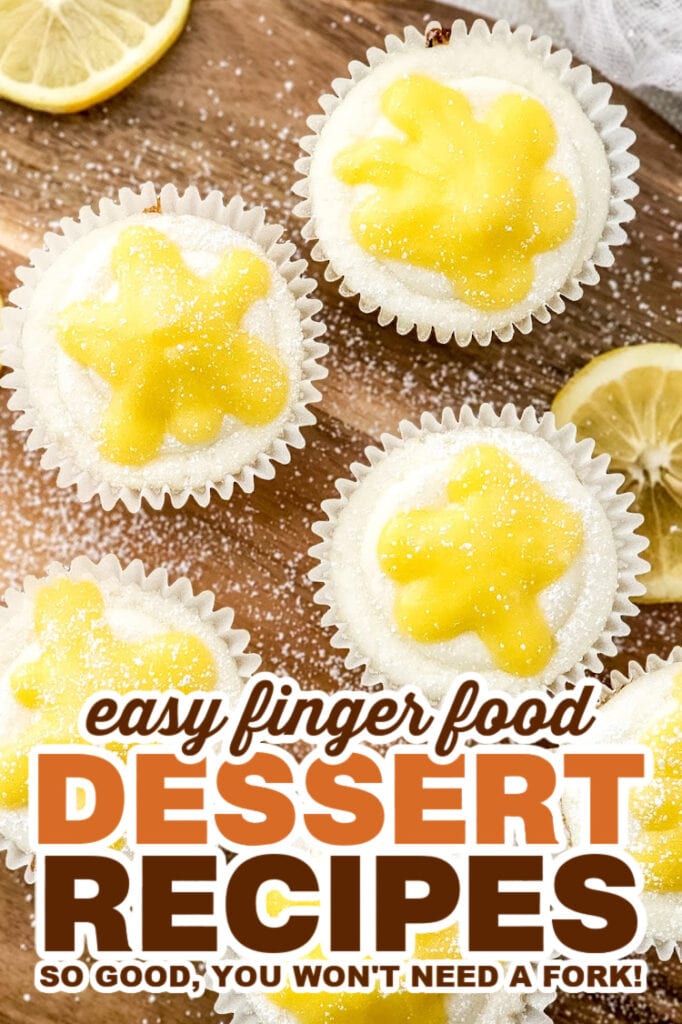 finger food desserts - Fresh Lemon Bar Cupcake