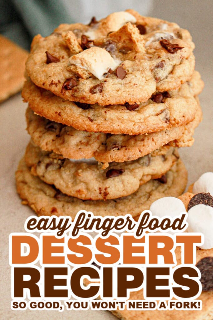 finger food desserts - S’more Cookies