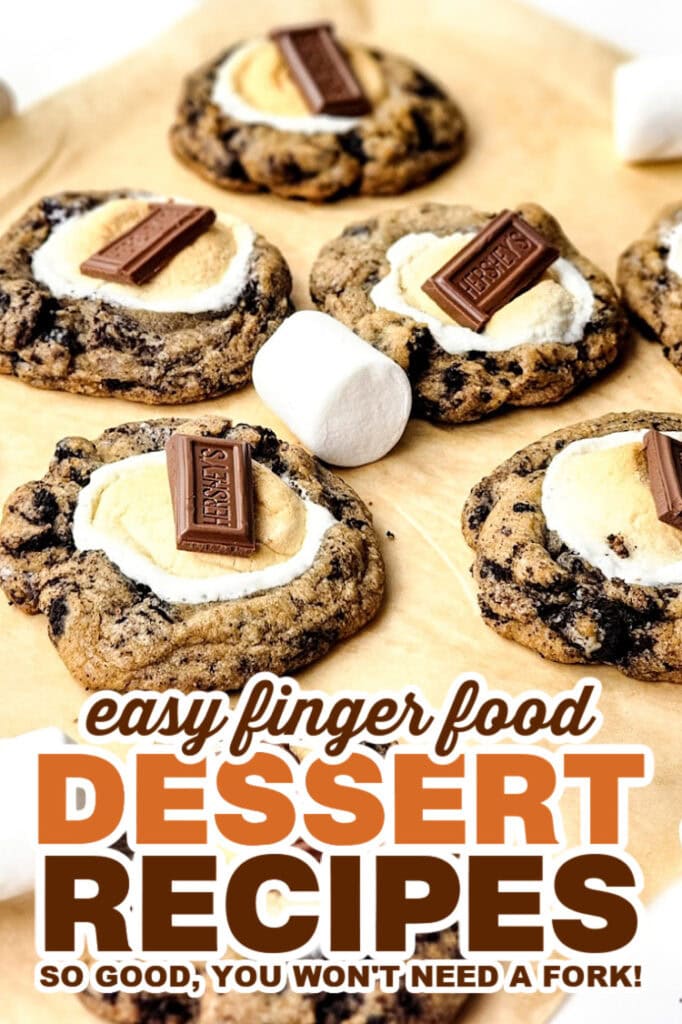 finger food desserts - S’mores Oreo Cookies