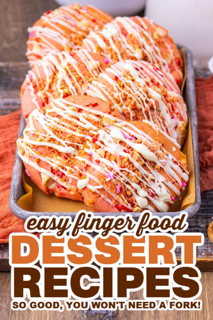 finger food desserts - Soft Strawberry Crunch Cake Cookies