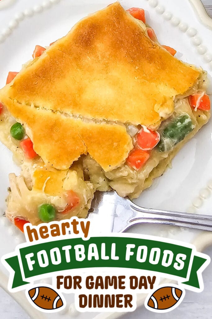 football food ideas -Chicken Pot Pie Casserole copy