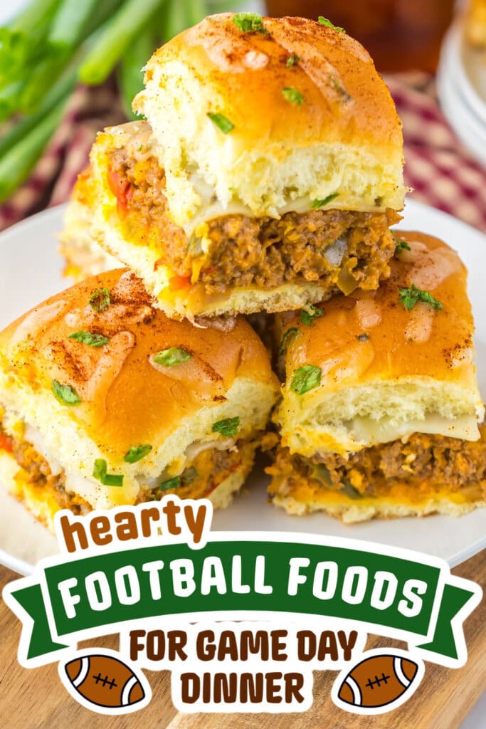 football food ideas -Sloppy Joe Enchilada Sliders copy