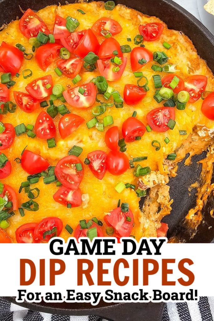 game day dips - Cheesy Texas Trash Dip copy