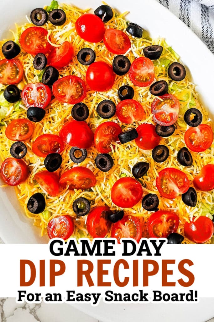 game day dips - Classic Cold Taco Dip copy