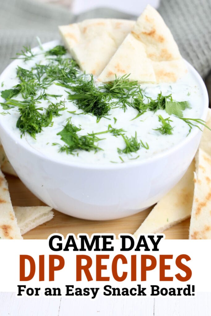 game day dips - Creamy Tzatziki Dip copy