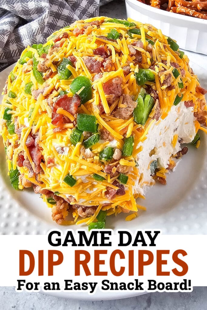 game day dips - Jalapeno Popper Cheeseball copy