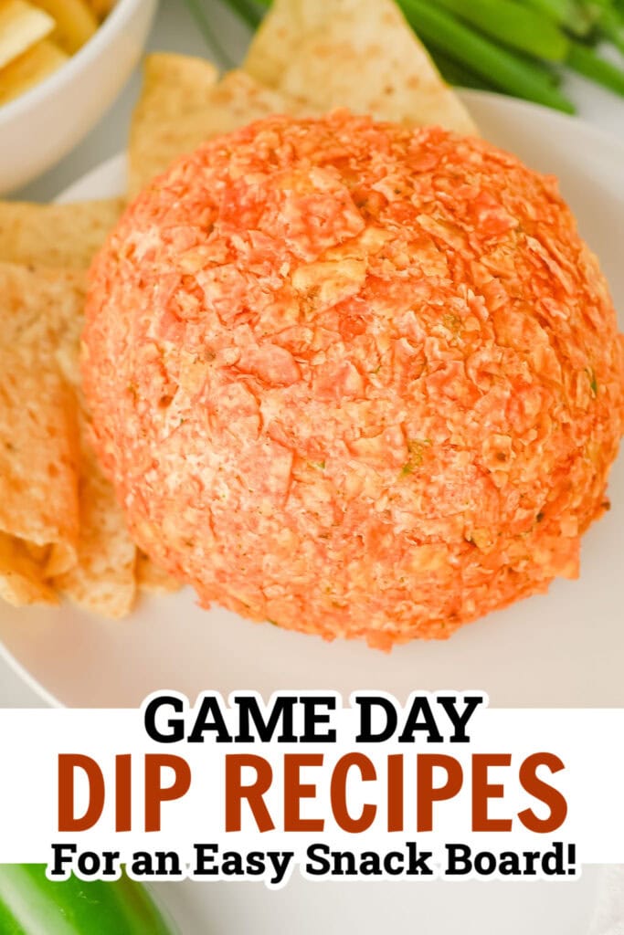 game day dips - Taco Cheeseball with Doritos Crunch copy
