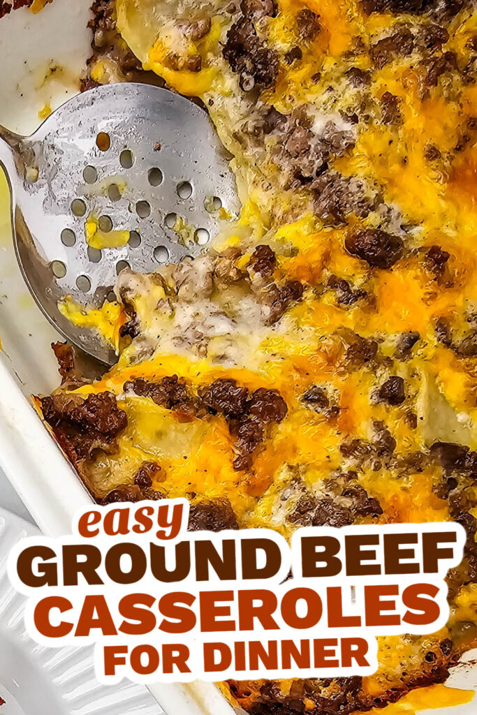 ground beef casseroles - Cheesy Hamburger Potato Casserole1