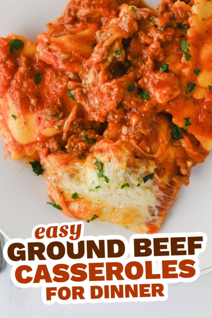 ground beef casseroles - Crockpot Ravioli Lasagna
