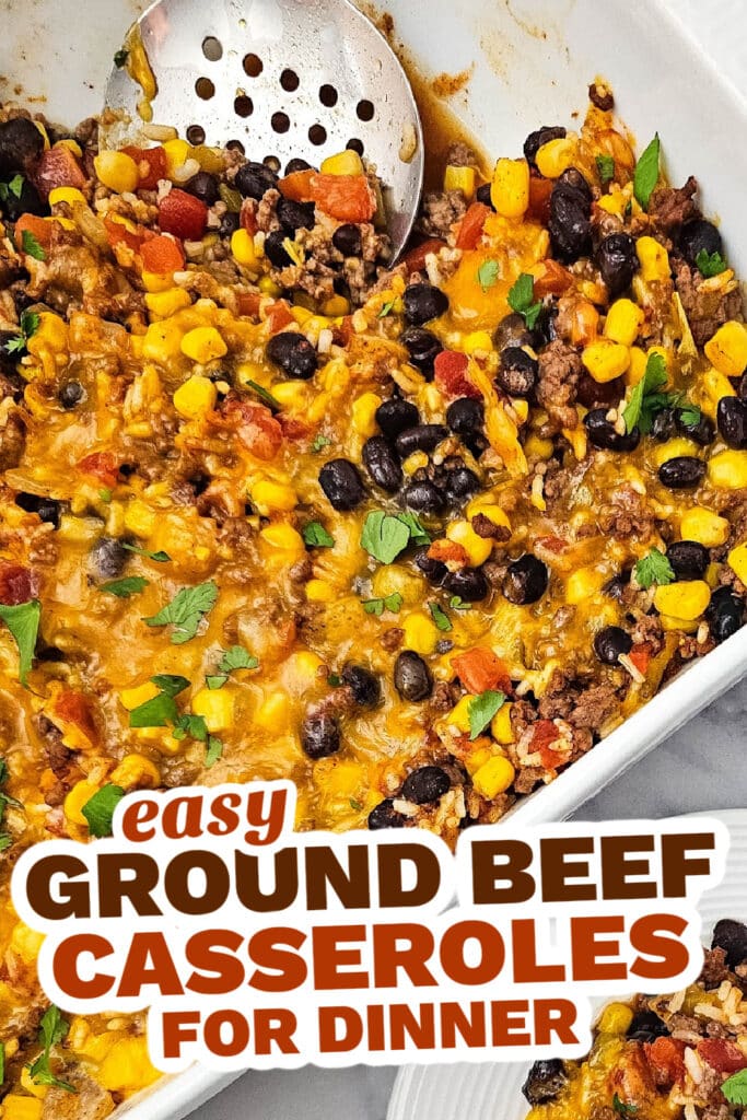 ground beef casseroles - Taco Rice Casserole