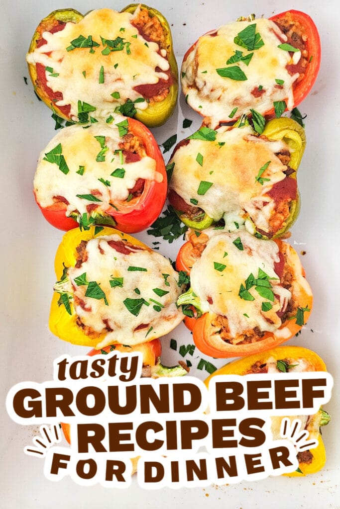 ground beef recipes - Classic Stuffed Peppers