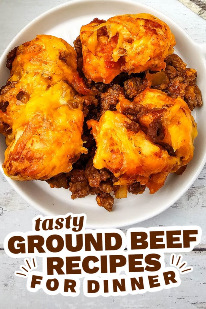ground beef recipes - Sloppy Joe Biscuit Casserole
