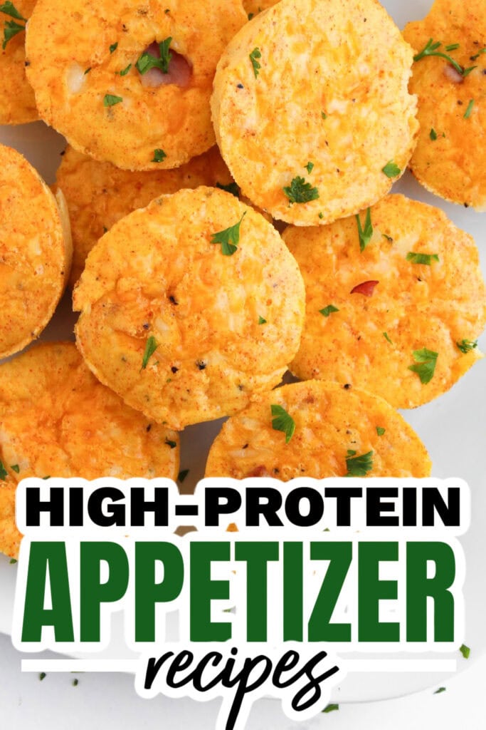 high protein appetizers - Classic Ham & Cheese Egg Bites copy