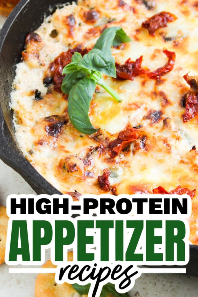high protein appetizers - Marry Me Chicken Dip copy