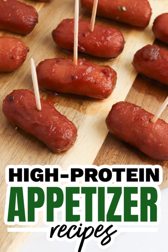 high protein appetizers - high protein appetizers - Crockpot Cranberry Cocktail Sausages copy