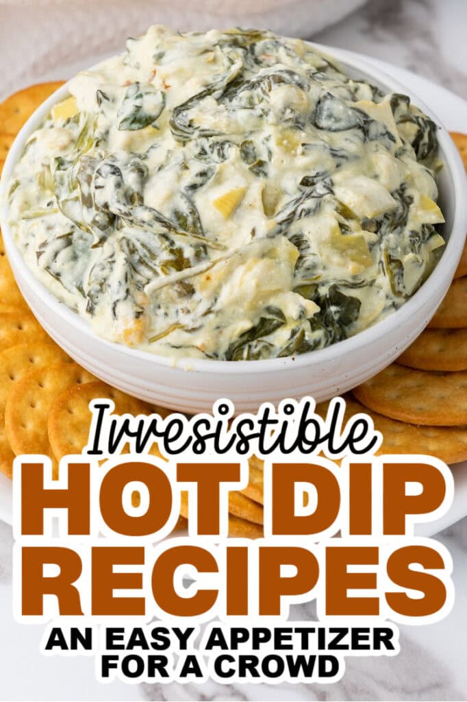 hot dip recipes - Slow Cooker Spinach Artichoke Dip