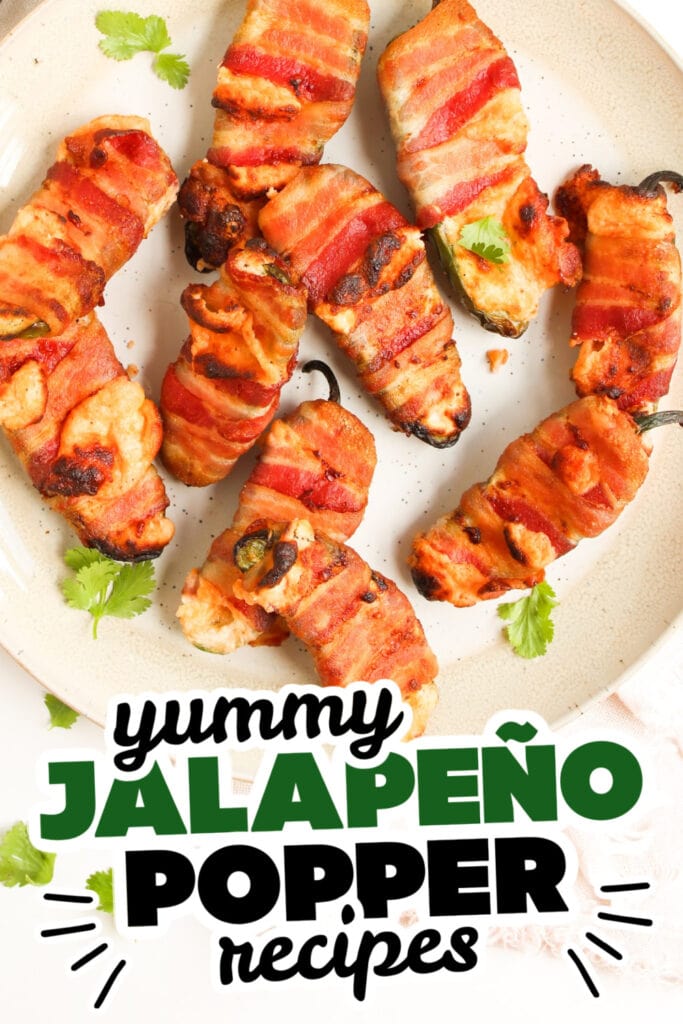 jalapeno popper inspired recipes - Air Fryer Bacon-Wrapped Jalapeño Poppers copy