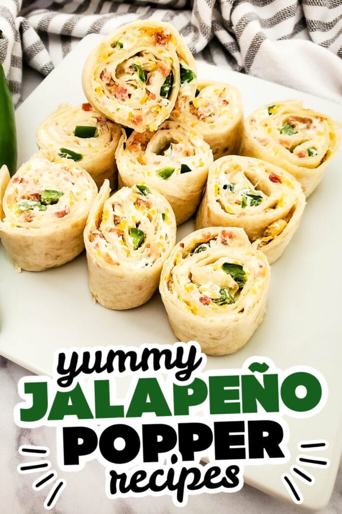 jalapeno popper inspired recipes - Jalapeño Popper Pinwheels copy