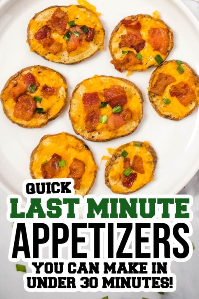 last minute appetizers - Air Fryer Bacon and Cheese Potato Slices
