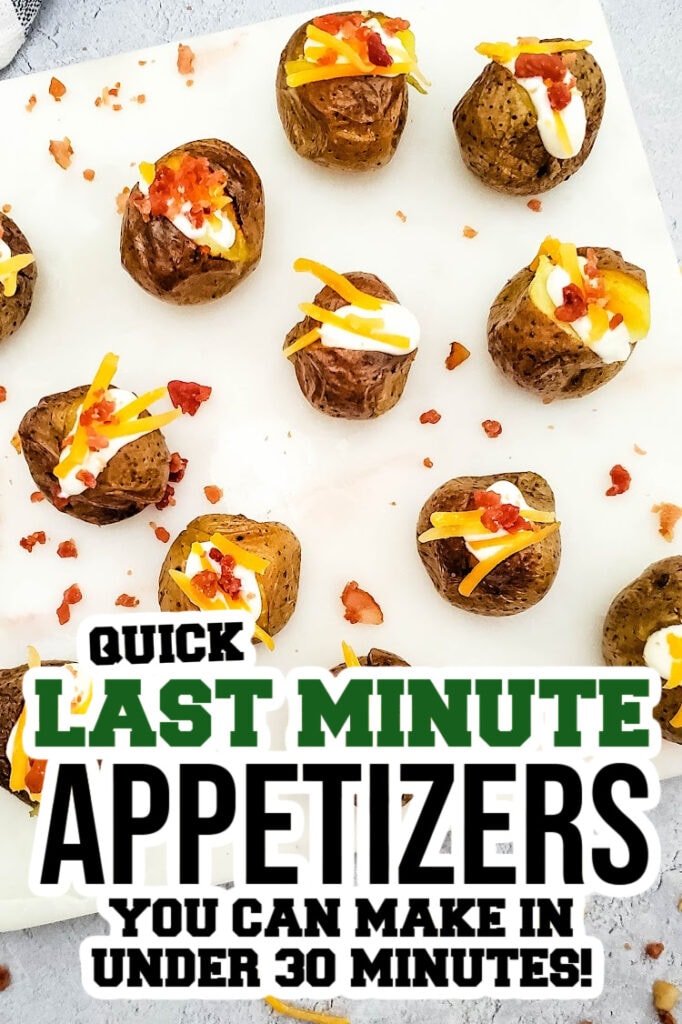 last minute appetizers - Loaded Mini Baked Potato Bites