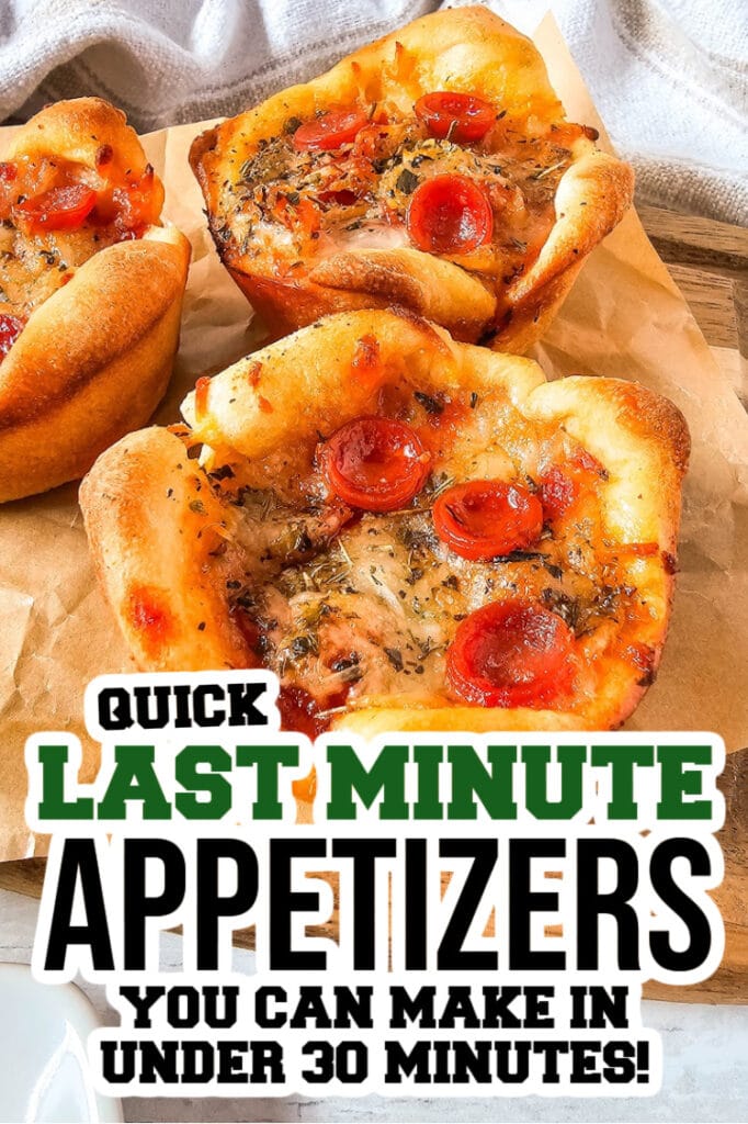 last minute appetizers - Pepperoni Pizza Puffs