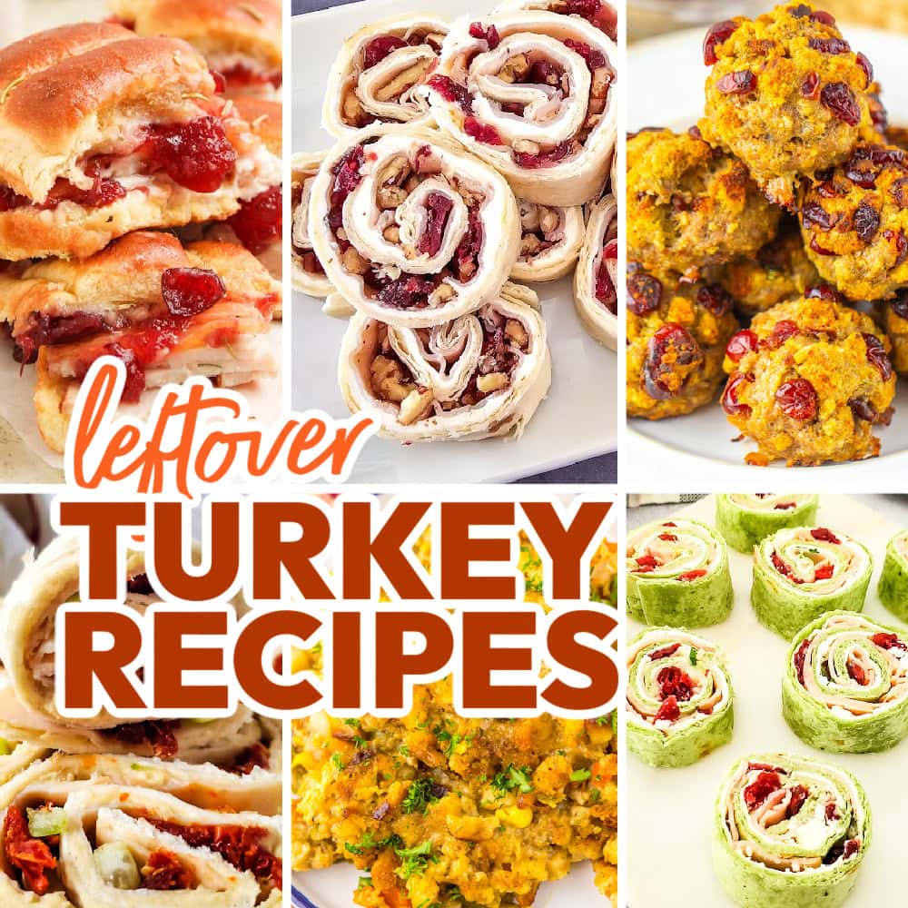 leftover turkey recipes featured image
