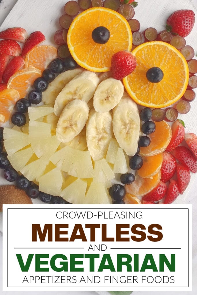 meatless and vegetarian appetizers - Cute Owl-Shaped Fruit Tray