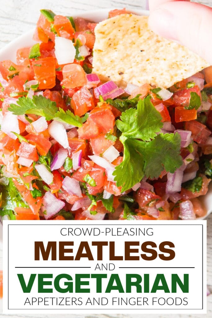 meatless and vegetarian appetizers - Fresh & Zesty Pico de Gallo Recipe