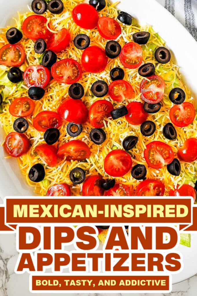 mexican dips and appetizers - Classic Taco Dip