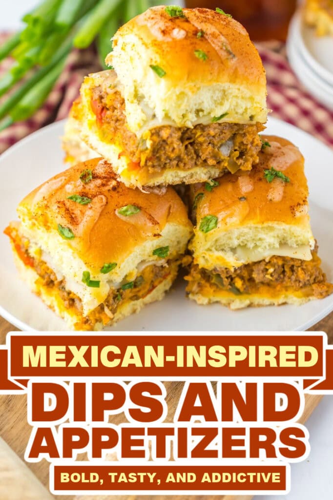 mexican dips and appetizers - Sloppy Joe Enchilada Sliders