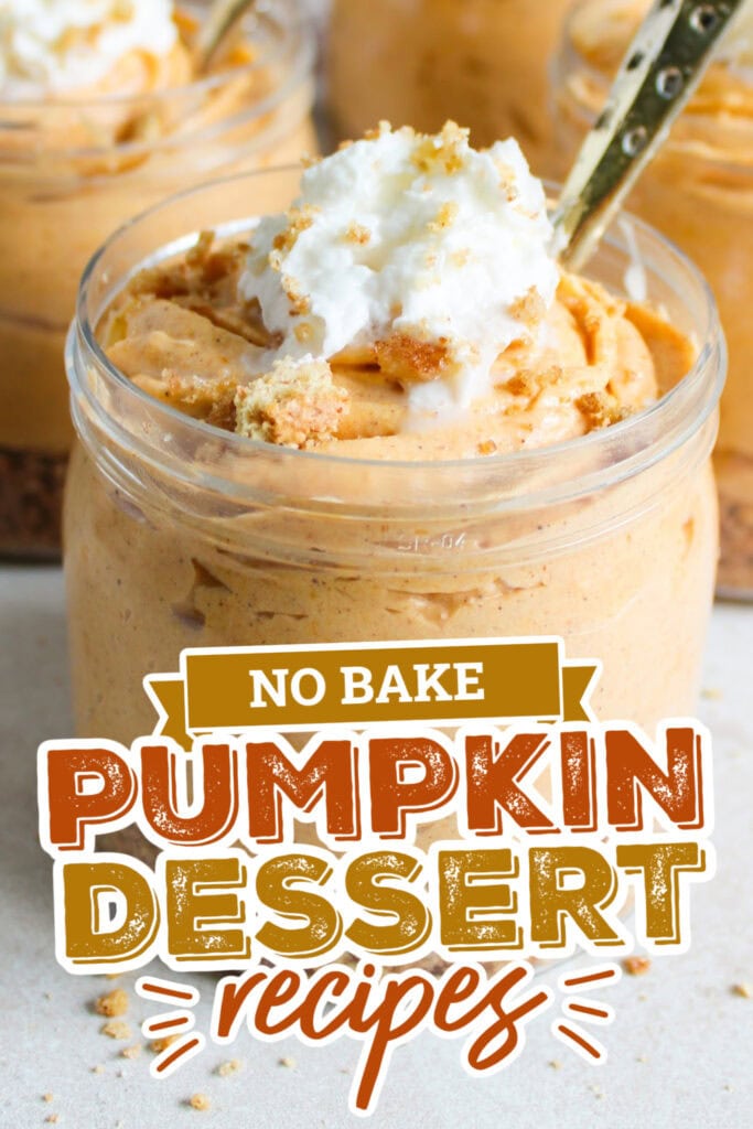 no bake pumpkin desserts - No-Bake Pumpkin Cheesecake Cups copy