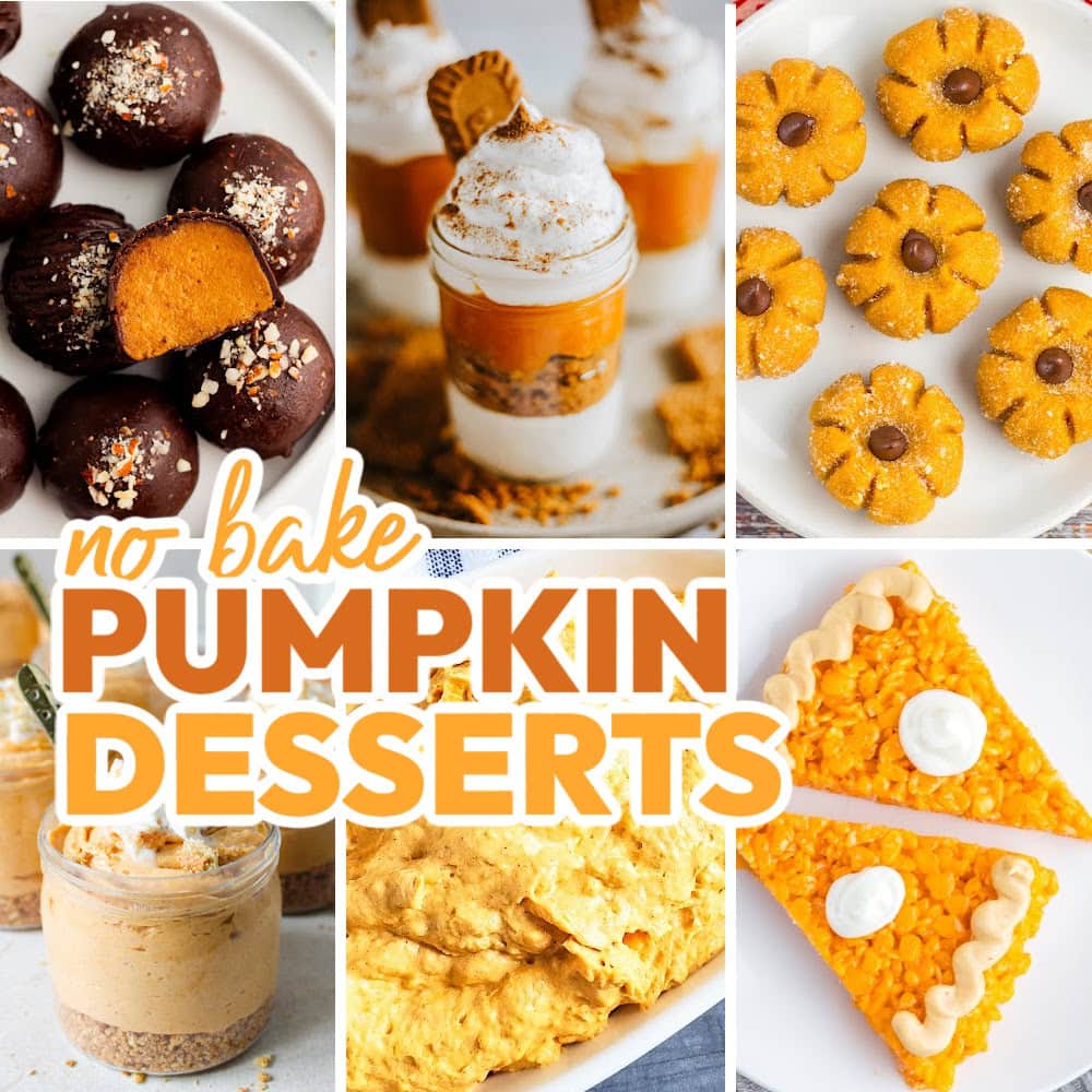 no bake pumpkin desserts featured image