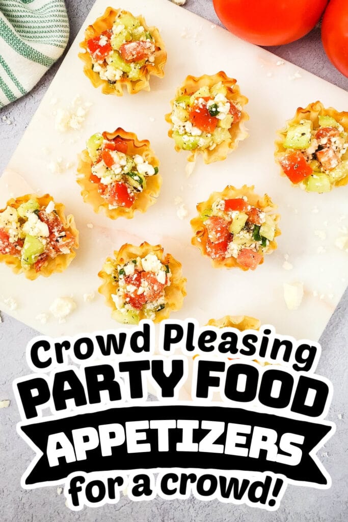 party food appetizers -15-Minute Mediterranean Feta Bites