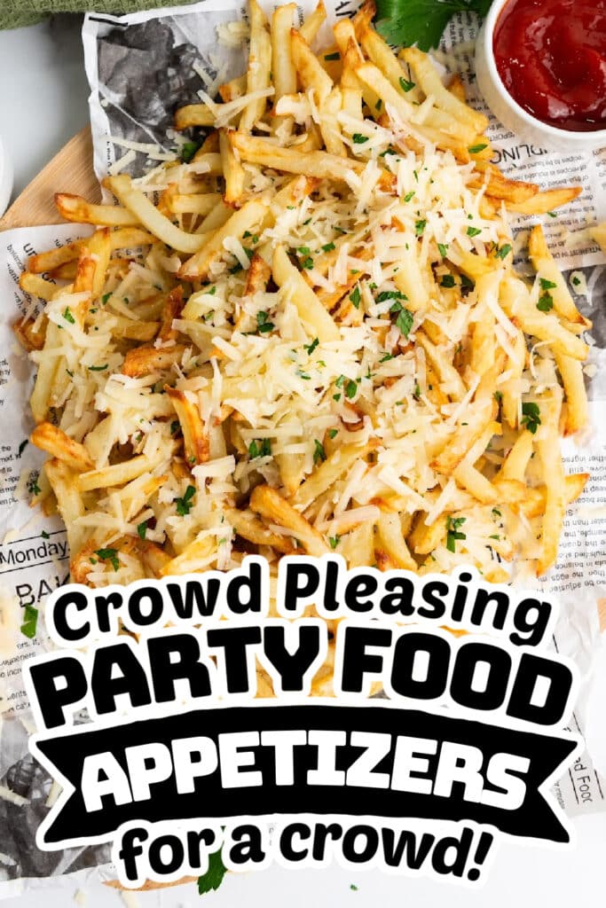 party food appetizers -Air Fryer Parmesan Truffle Fries