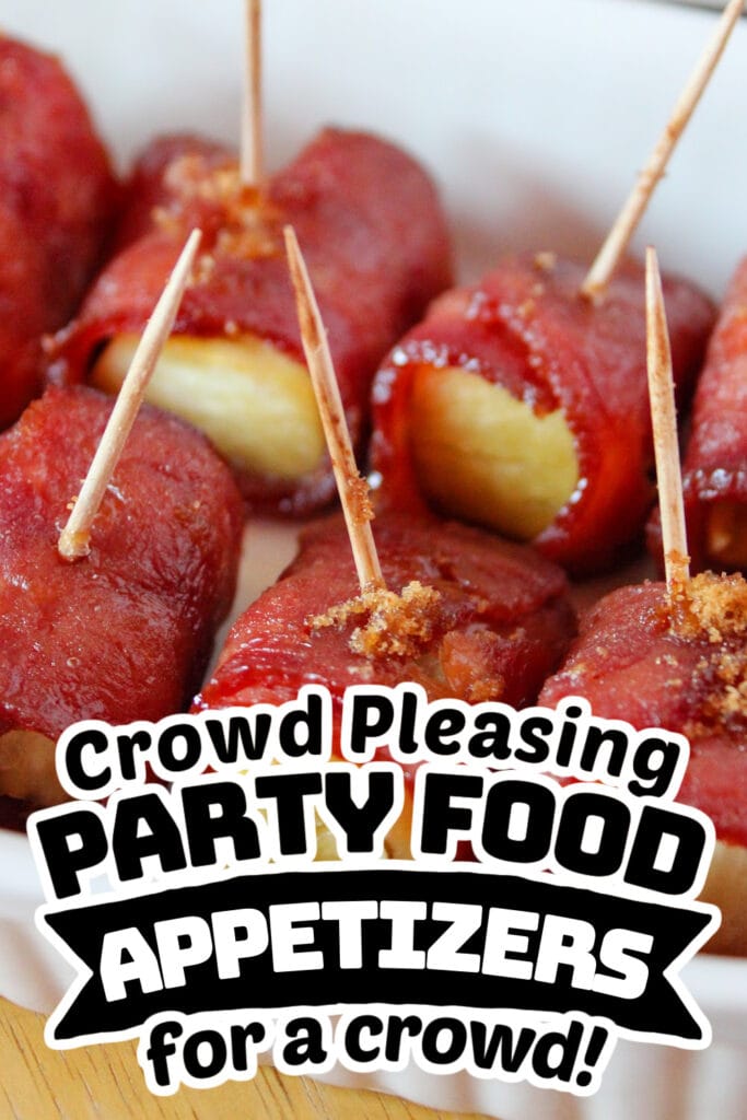 party food appetizers -Bacon-Wrapped Pineapple Bites