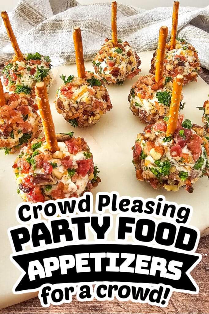 party food appetizers -Cracked Out Cheeseball Bites