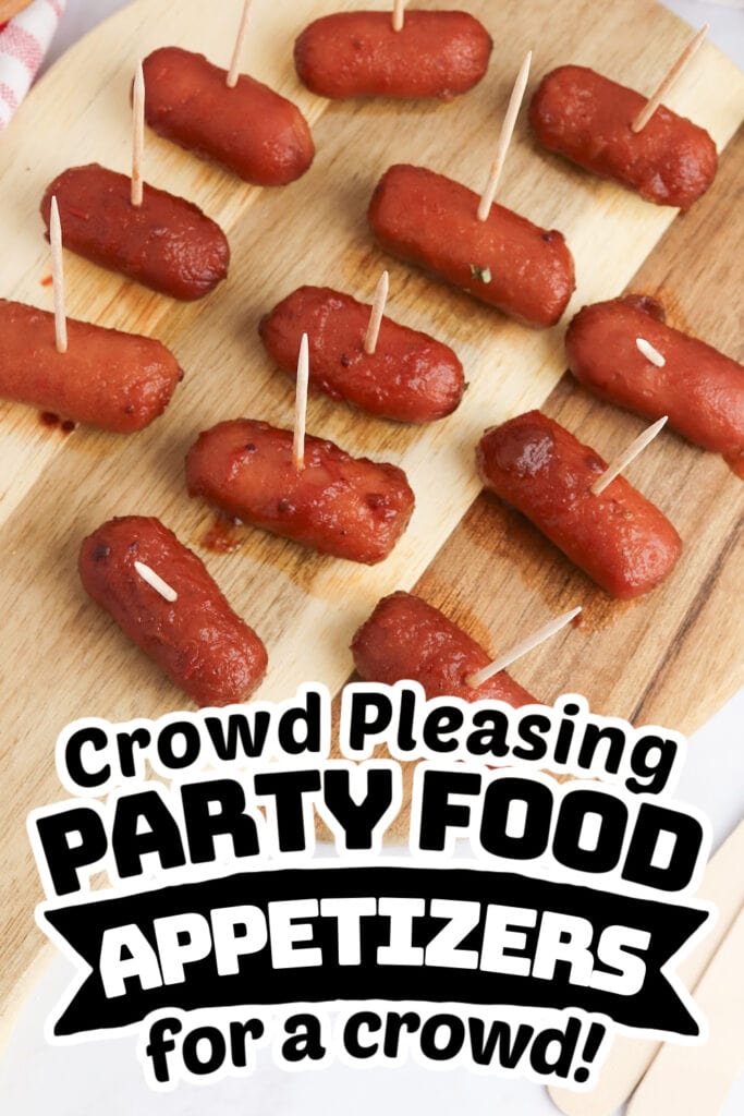 party food appetizers -Cranberry Cocktail Sausages