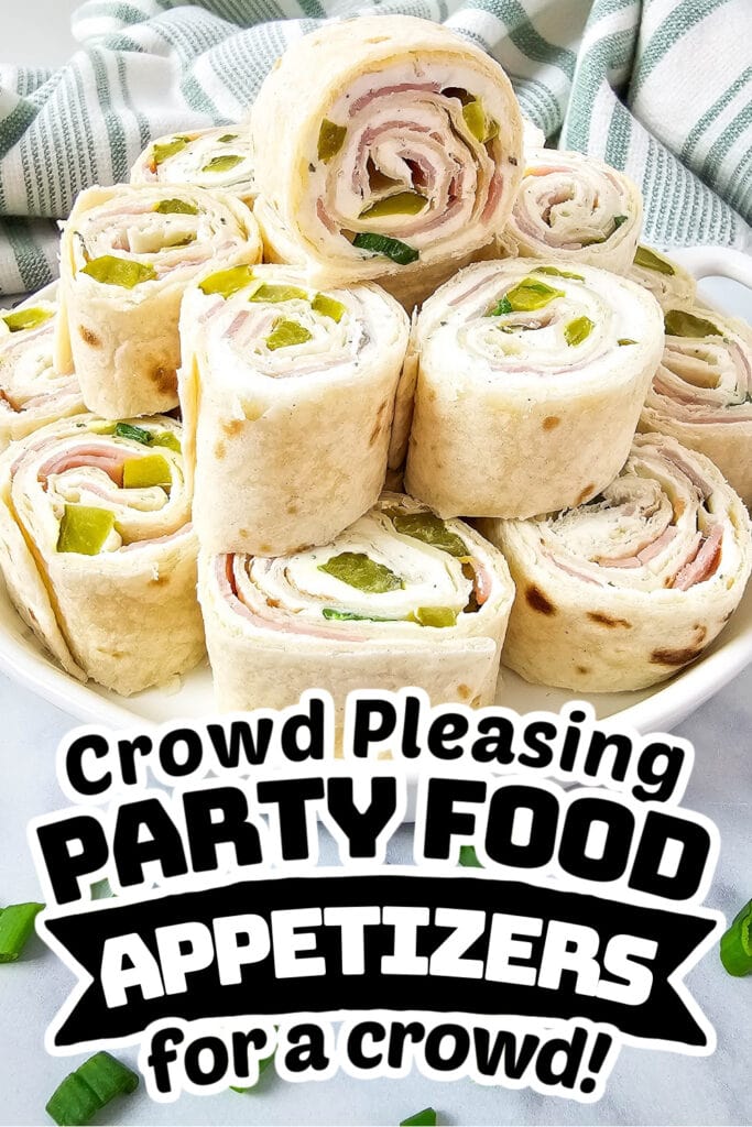 party food appetizers -Pickle Dip Pinwheels