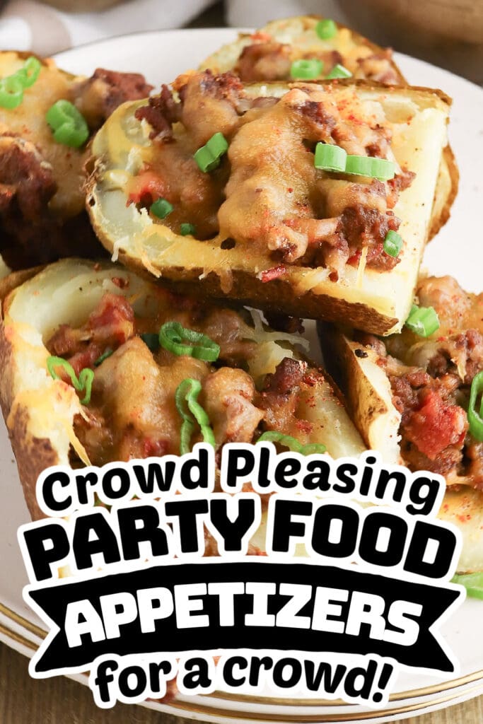 party food appetizers -Potato Skin Tacos