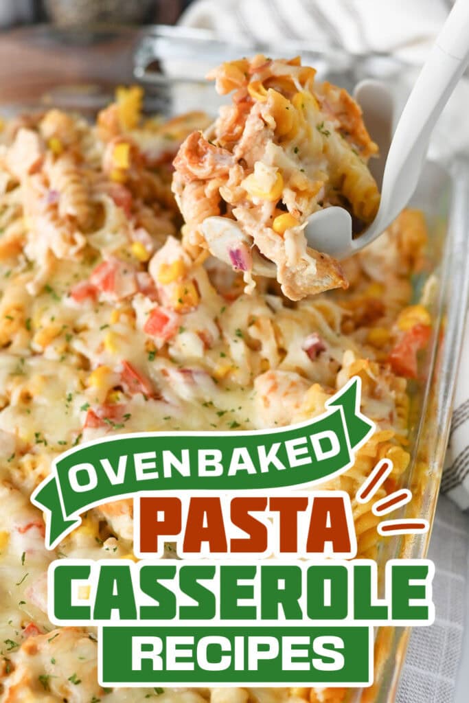 pasta casserole recipes - BBQ Ranch Chicken Pasta Bake Casserole copy