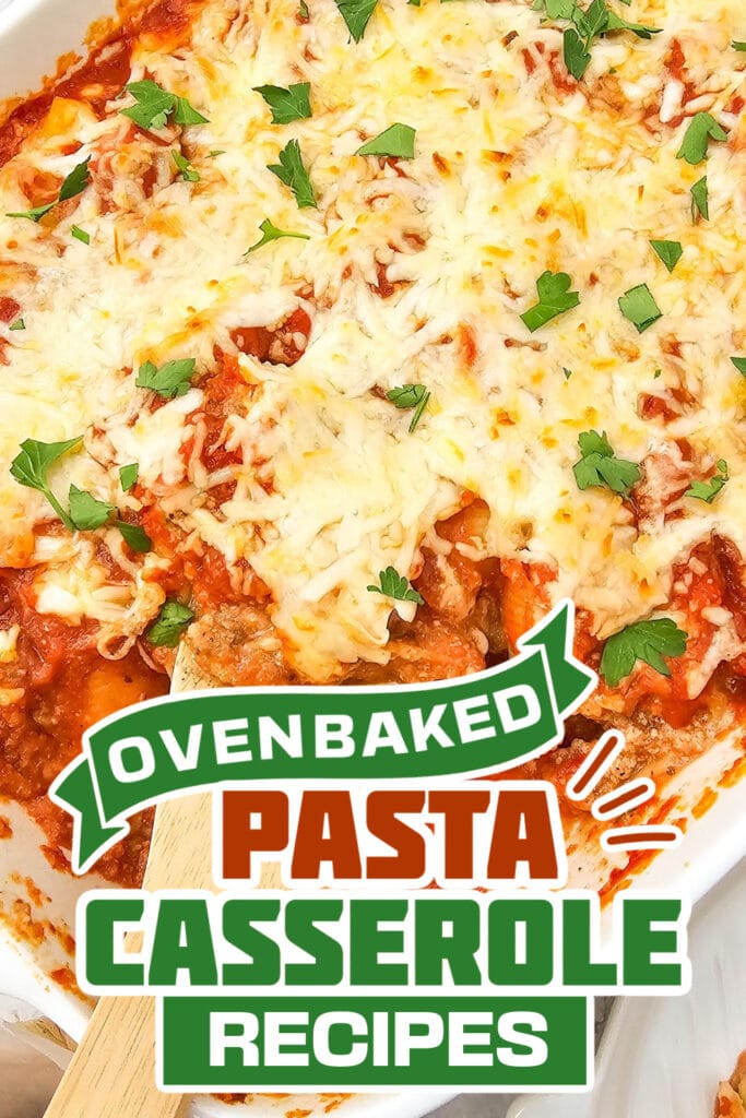 pasta casserole recipes - Cheesy Italian Stuffed Shells Casserole copy