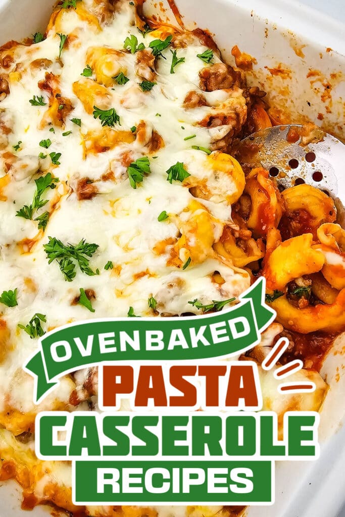 pasta casserole recipes - Italian Sausage Tortellini Casserole copy